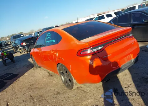 2015 Dodge Dart Gt z USA, uszkodzony, nr VIN 1C3CDFEB1FD276725